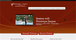 Desktop Screenshot of dominiquejacques.com