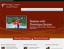 Tablet Screenshot of dominiquejacques.com